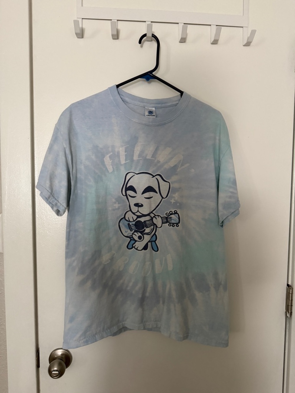 Animal Crossing KK Slider Tie-Dye Graphic Tee “feelin groovy”
